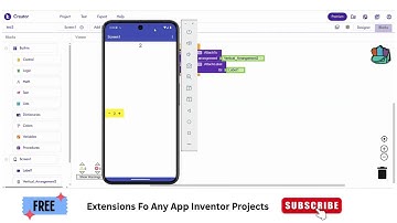 [Free] FloatingCounter Extension: Floating + / − Counter for Kodular | Niotron | MIT App Inventor 🧩