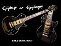 Epiphone or Epiphoney? Korean Black Beauty Refurbished & Reviewed, How to spot a fake