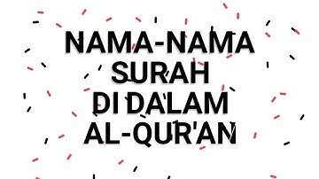 Baixar Nasyid nama surah mp3 gratuitamente, ver v??deo mp4 2019