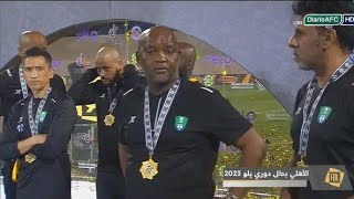 ⁣Pitso Mosimane ( Al Ahli Saudi) players refused to celebrate