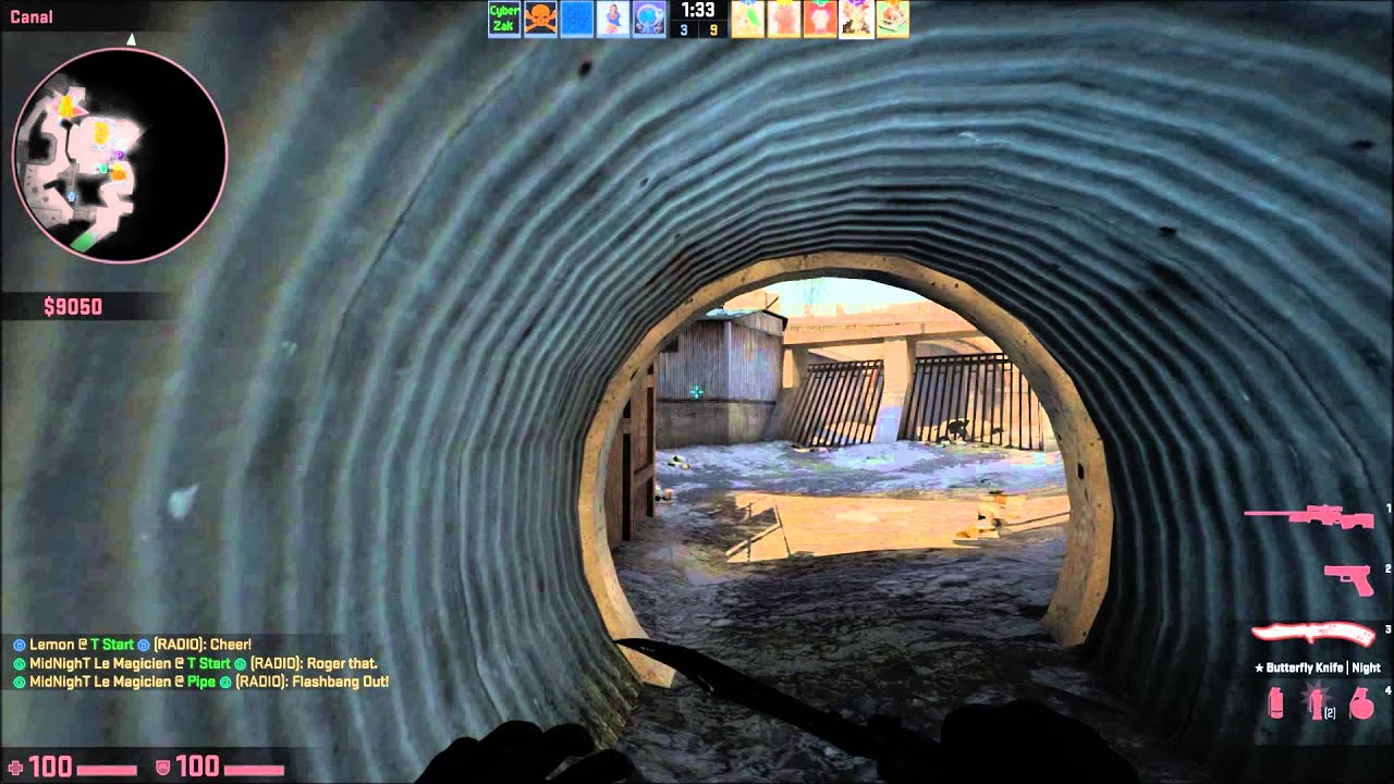 [CS:GO]AWP rush entry frag - Overpass