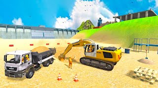 Bridge Building Road Riverside । 3D Construction Simulator । Android Gameplay screenshot 4