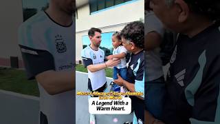 Messi Always Stays Humble and Warm.#Messi#Football#Legend#Humble#Shorts