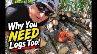 Time to Cut! I had LOGS delivered-YOU SHOULD TOO!