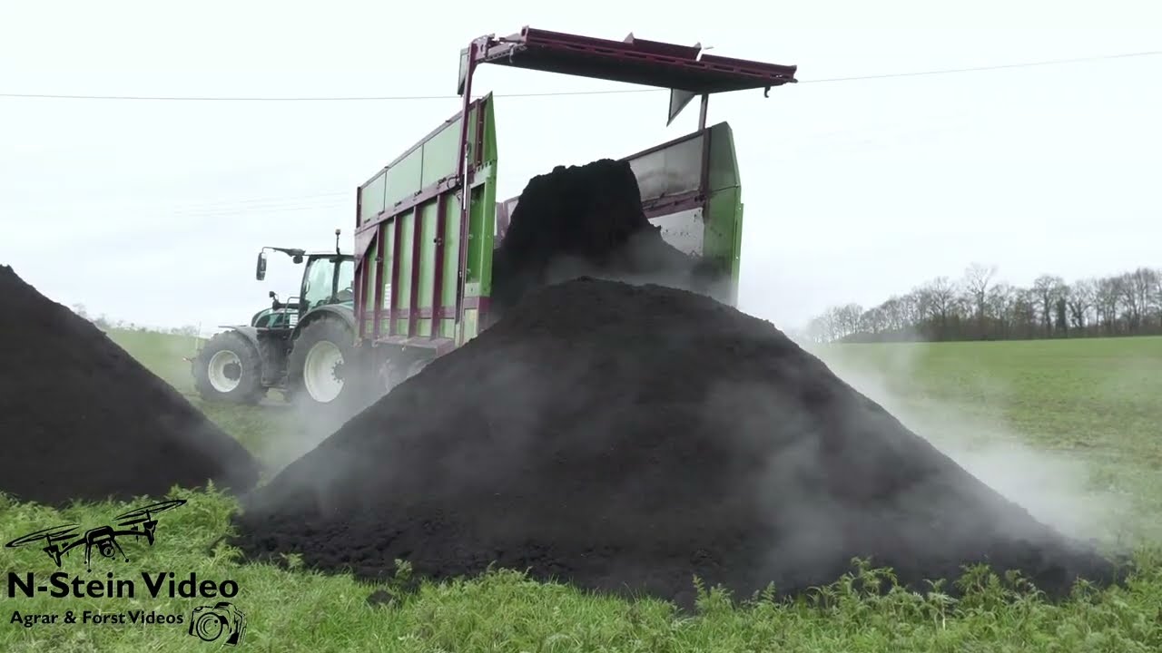 Kompost verladen & aufs Feld bringen 🚜 | Fendt 724 + Strautmann Aperion 2401 im Einsatz