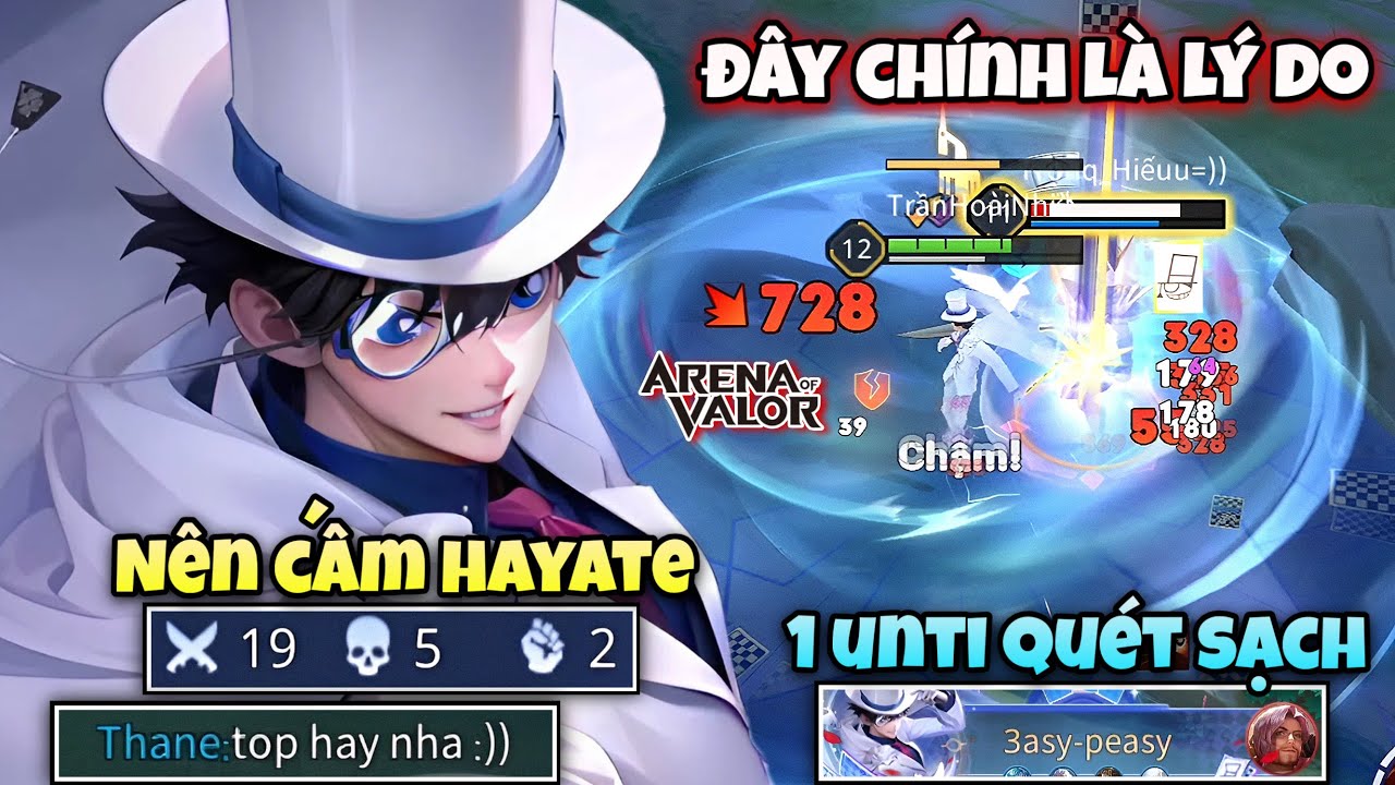 Đây Là Lý Do Nên Cấm Hayate Vì Hayate Dame Vẫn Quá Ảo " 1 Unti Quét Sạch " Siêu Lỗi Game !!!