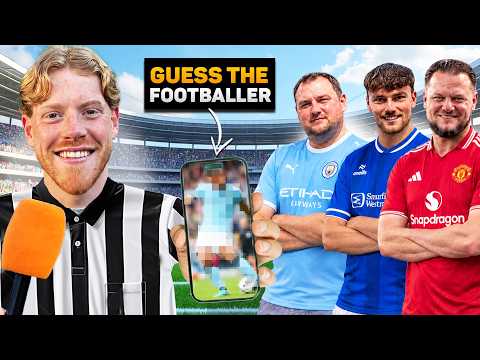 Guess The Footballer with Football Fans! (Man United & Man City)