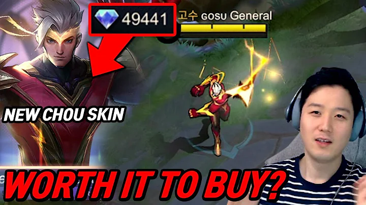 How much is New Chou skin? Research and gameplay Rolling Thunder | Mobile Legends
