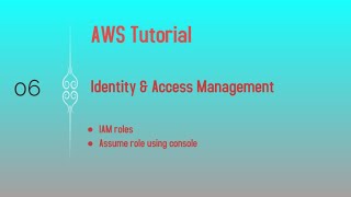 aws 06 | assume role using console