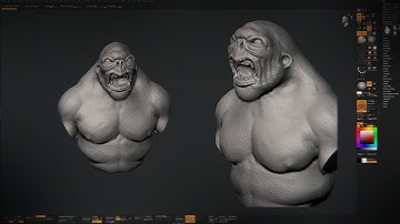 Cave Troll | Zbrush Timelaps