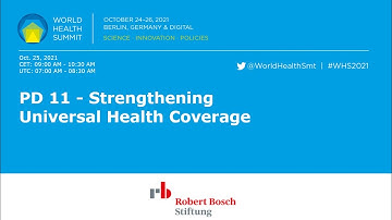 PD 11 - Strengthening Universal Health Coverage
