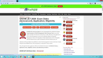 GIHM JET 2020 Exam Dates (Announced) - Check Here Complete Schedule