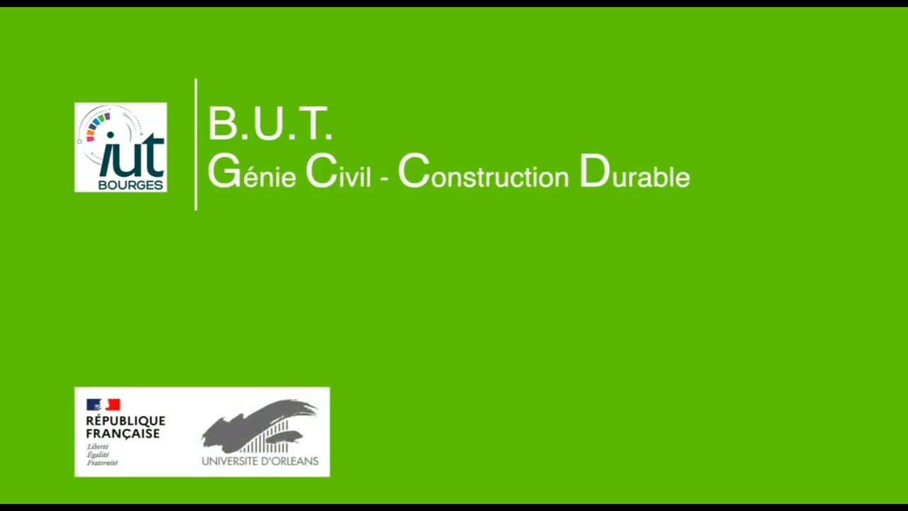 Présentation du département Génie Civil - Construction Durable