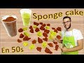 recette LE SPONGE CAKE AU MICRO-ONDE FACILE / easy microwave sponge cake recipe (EN subs)