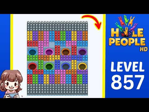 Hole People Level 857 Solution Walkthrough
