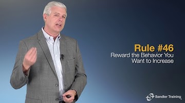 Rule #46: Reward the Behavior You Want to Increase