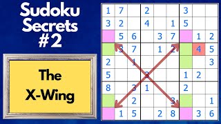 Sudoku Secrets No. 2: The X-Wing #shorts