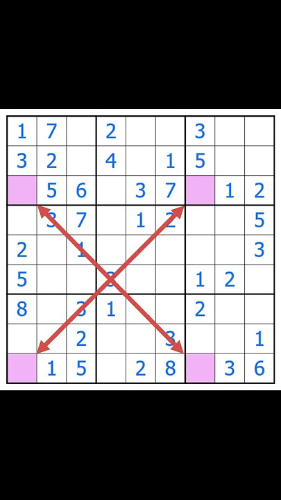 Sudoku Secrets No. 2: The X-Wing #shorts