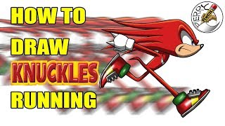 How to draw knuckles step by step easy drawing tutorial