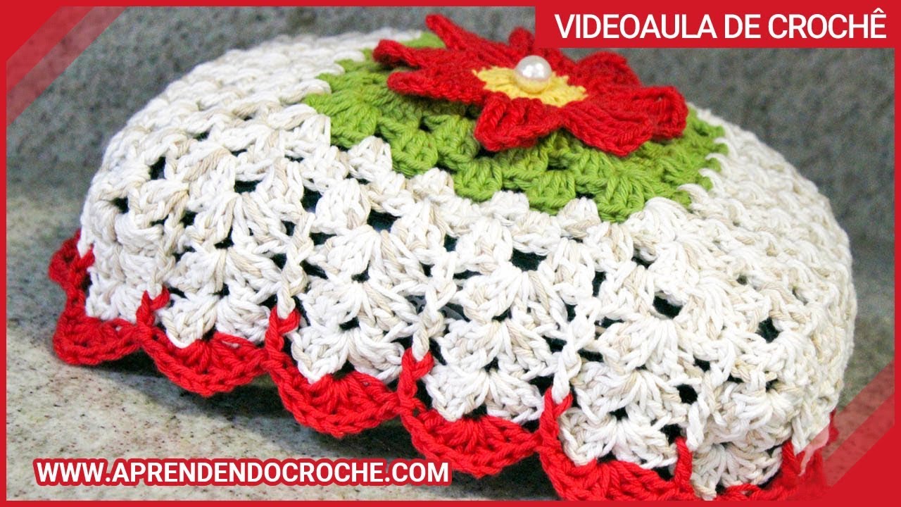 Capa de Crochê Sanduicheira - Aprendendo Croche