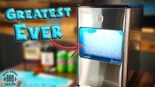 Greatest Countertop Ice Maker  HiCOZY Nugget Ice Maker 55 lbs Of