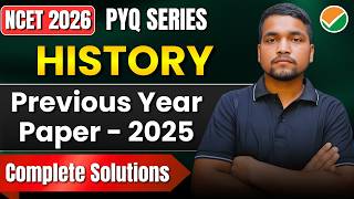 NCET 2026 | History Previous Year Paper With Complete Solution | NCET 2026 History Domain