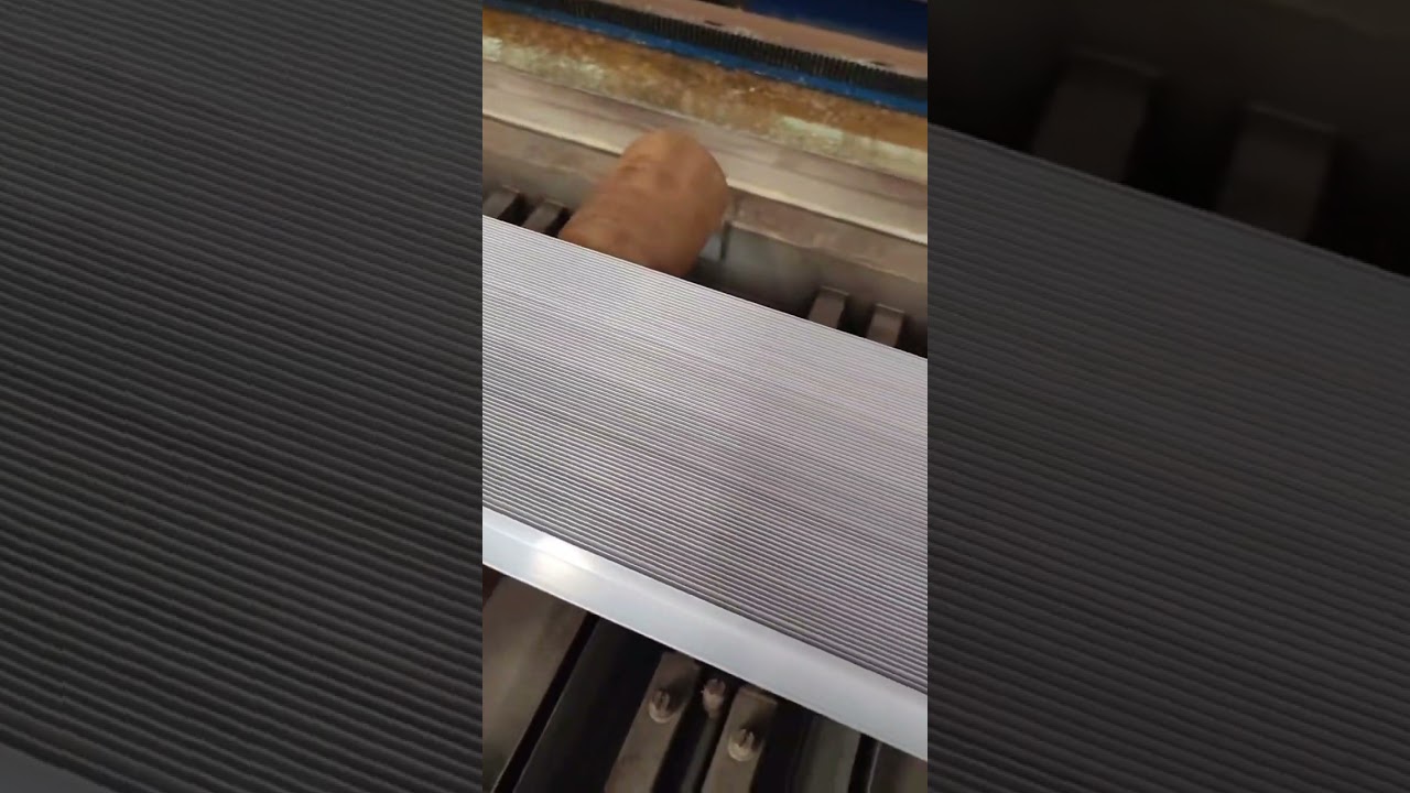 Production of aluminum profile heatsinks 