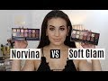 Anastasia Beverly Hills Norvina Palette VS Soft Glam Palette