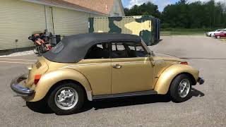 Test drive of 1974 VW Beetle Sun Bug with 63 original miles.