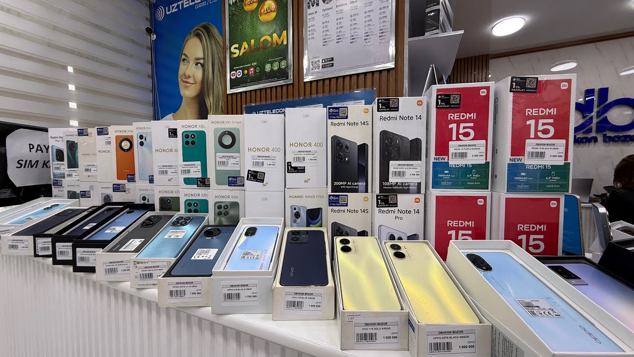 ШОШИЛАМИЗ КАРЗГА ТЕЛЕФОН БЕРАМИЗ. УРГАНЧ ДЕХКОН БОЗОР ТЕЛЕФОН НАРХЛАРИ. TELEFON NARXLARI