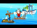 Sports and Family Vehicles at Mr. Monkey's Garage | Cartoons for Kids