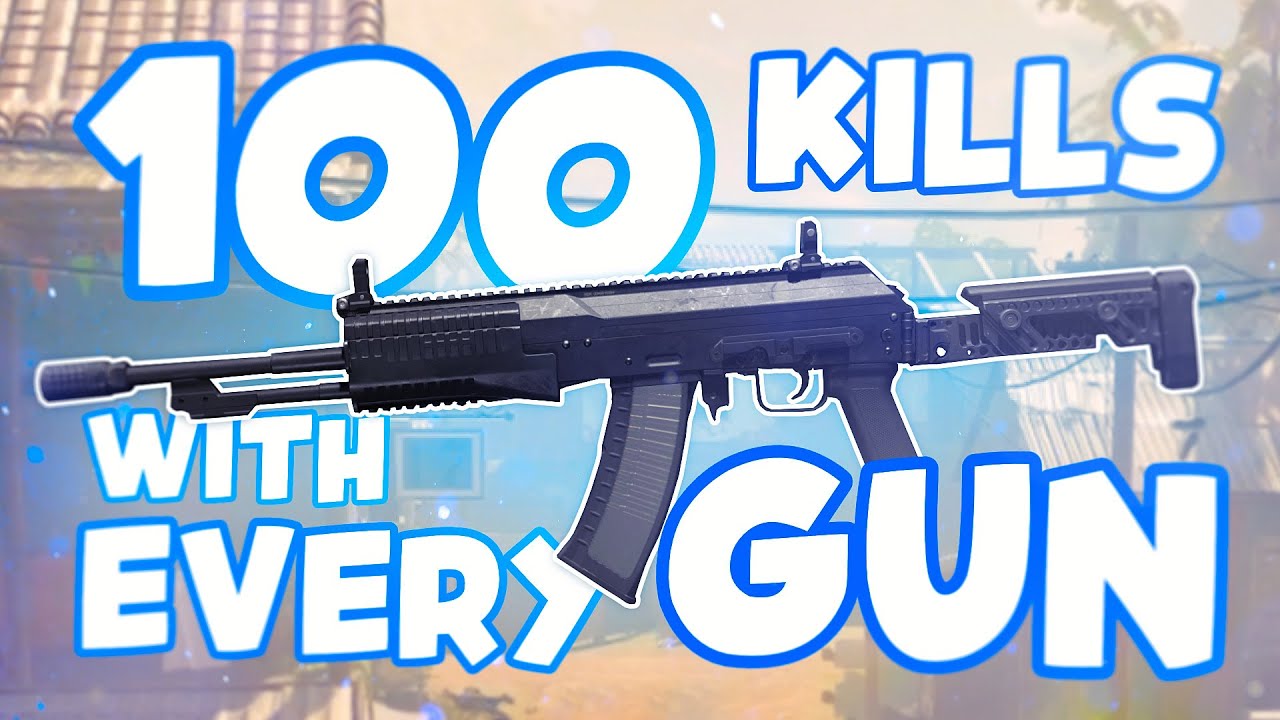 100 Kills with Every Gun in HC - SVA 545