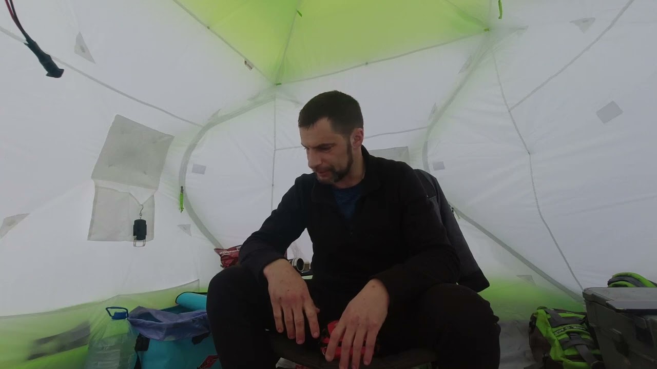 закрытие зимнего сезона в новой палатке - Лотос куб 3