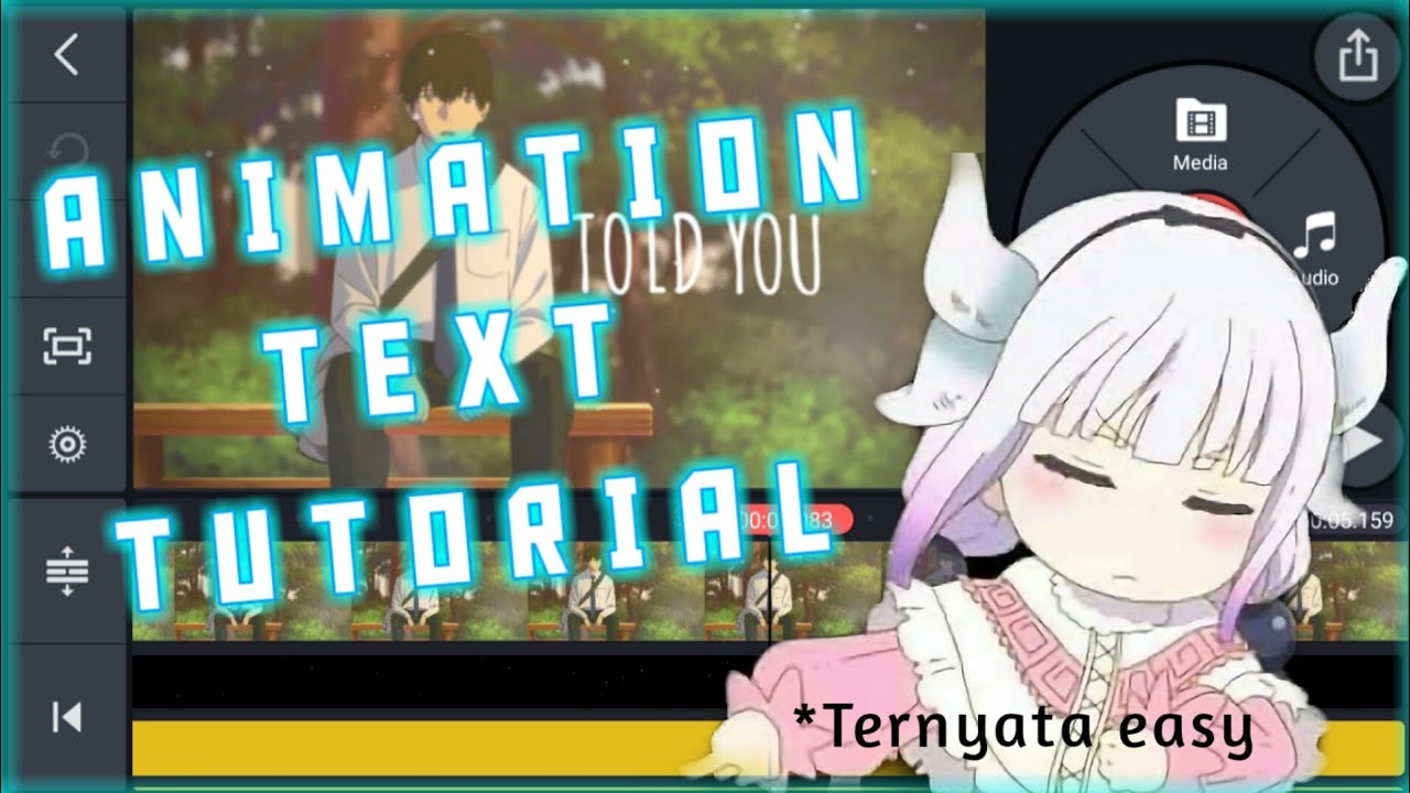 Kinemaster tutorial  typography | smooth animation text