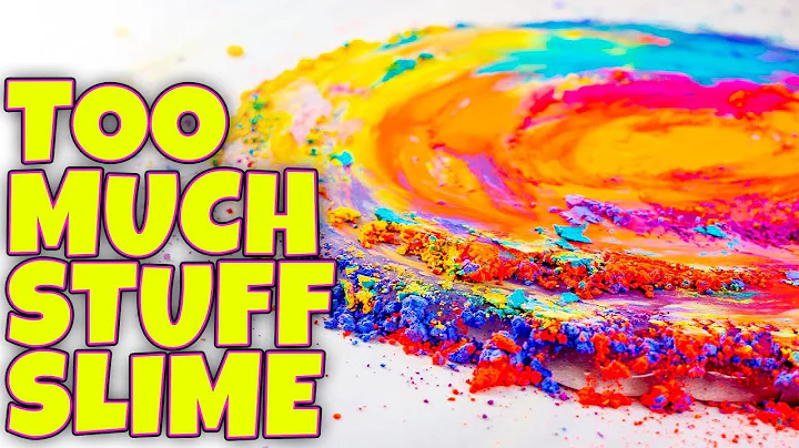 SLIME WITH TOO MANY INGREDIENTS! TESTING SLIME BY ADDING TOO MUCH STUFF!