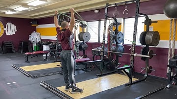 Band High Row External Rotation Press