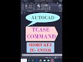 autocad tcase command #shorts