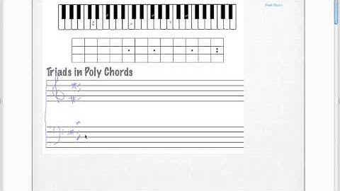Lecture: Triad Theory Part 1 "Triad Used in Polychord"
