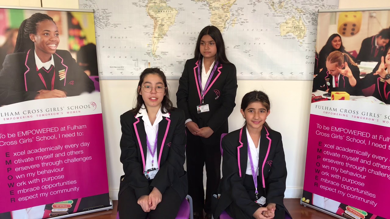 Year 7 students at FCGS