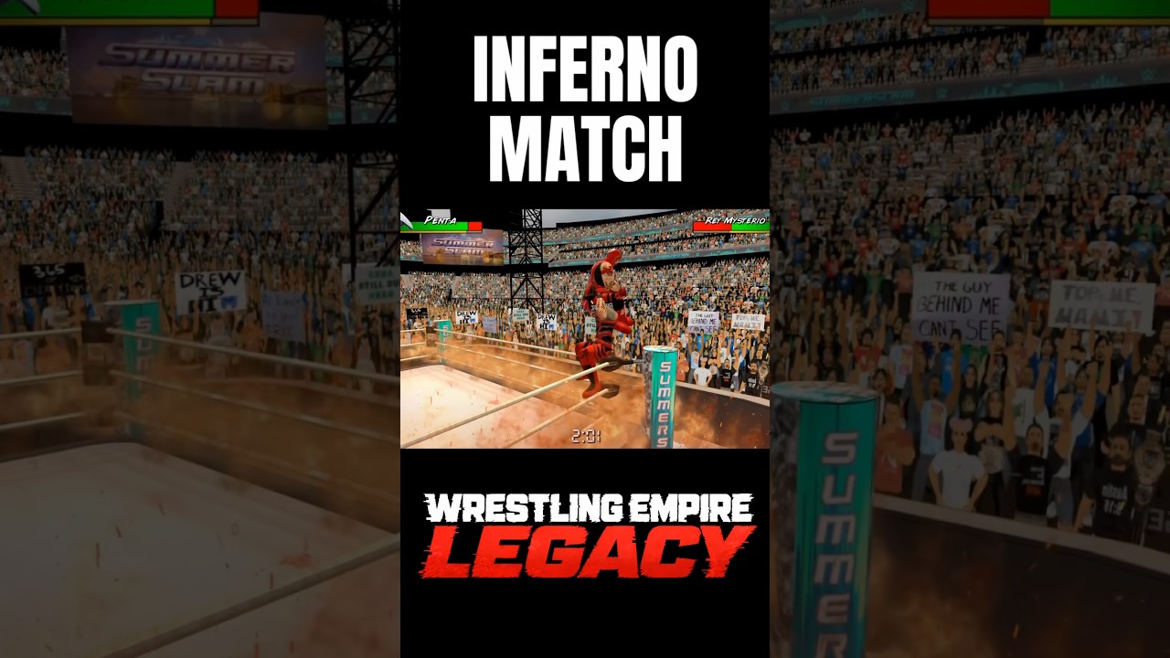 INFERNO MATCH - Wrestling Empire Legacy🔥