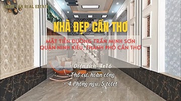 Nhà Bán Mặt Tiền Đường Trần Minh Sơn - Q. Ninh Kiều - Thành Phố Cần Thơ | Minh Tấn - Nhà Đẹp Cần Thơ