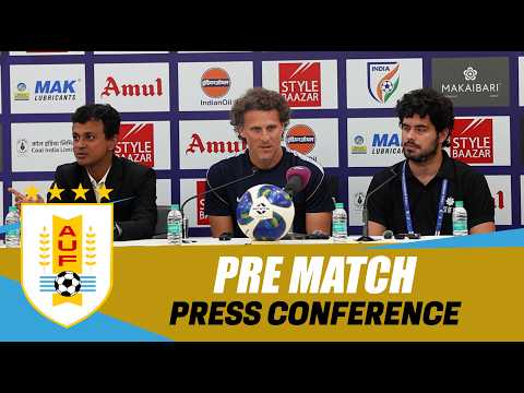 🔴 Uruguay vs India Pre-Match Press Conference | Diego Forlán on India, Blue Tigers & Uruguay’s Plans