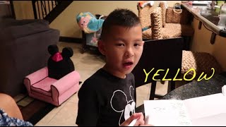 Cute Kids trying to Spell