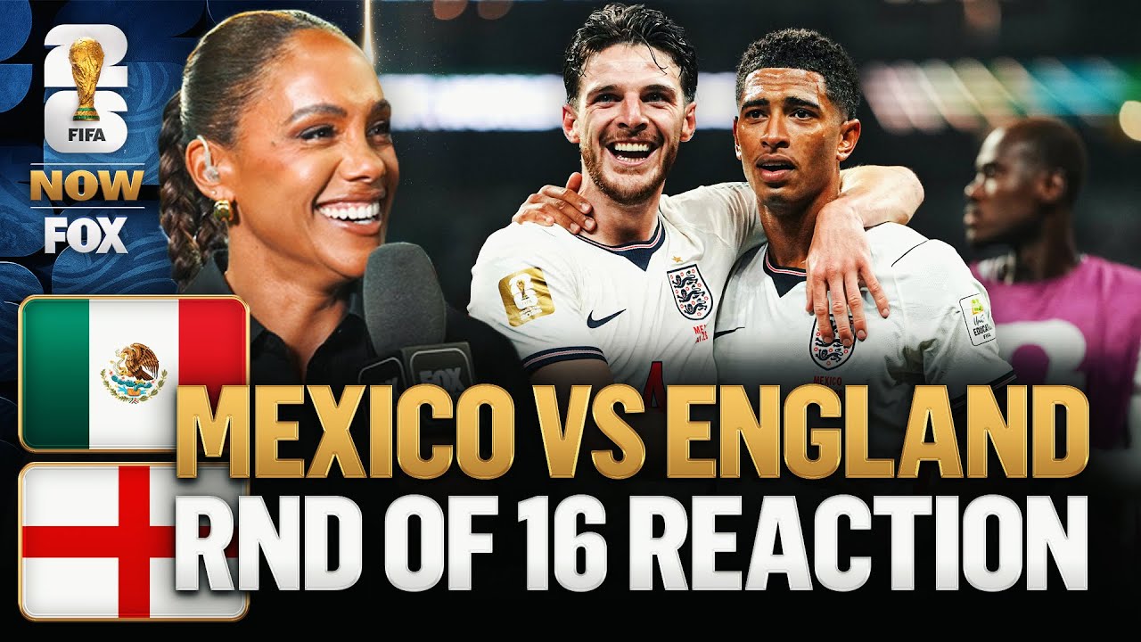 THREE LIONS MOVE ON🚨🏴 Peter Crouch & Alex Scott REACT to England's 3-2 W vs Mexico ⚽️