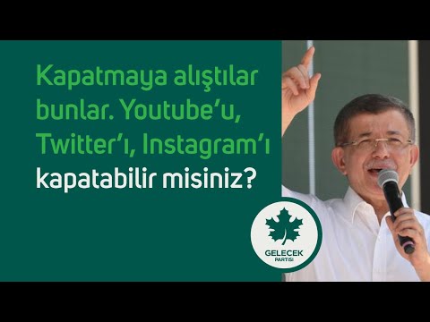 "Kapatmaya Alıştılar Bunlar. Youtube’u, Twitter’ı, Instagram’ı Kapatabilir misiniz?"