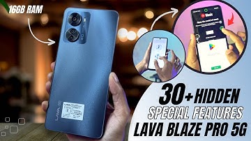 Lava Blaze Pro 5G Tips And Tricks 🔥 Hidden Top 30+ Special Features | lava blaze pro