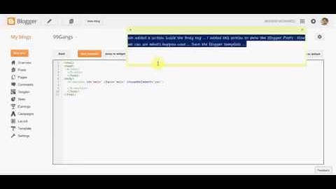 Blogger Template Designing Tutorial Part 1   10Youtube com