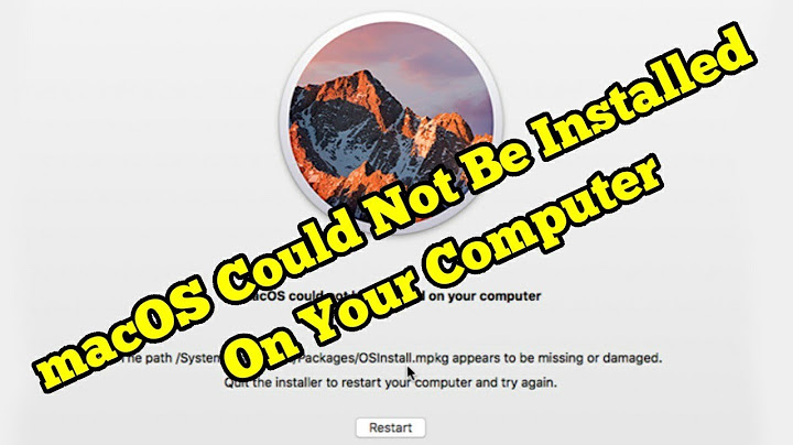 The update cannot be installed on this computer Hackintosh