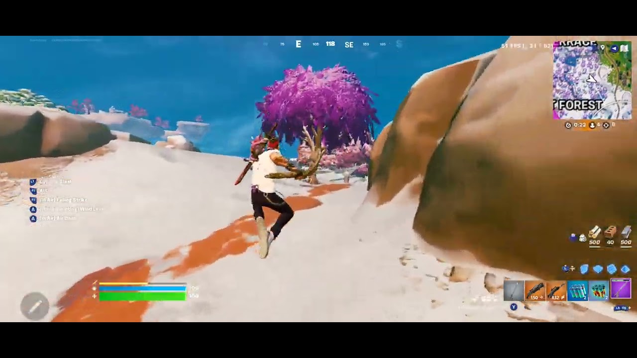 Fortnite Mobile on Samsung Note 20 low settings