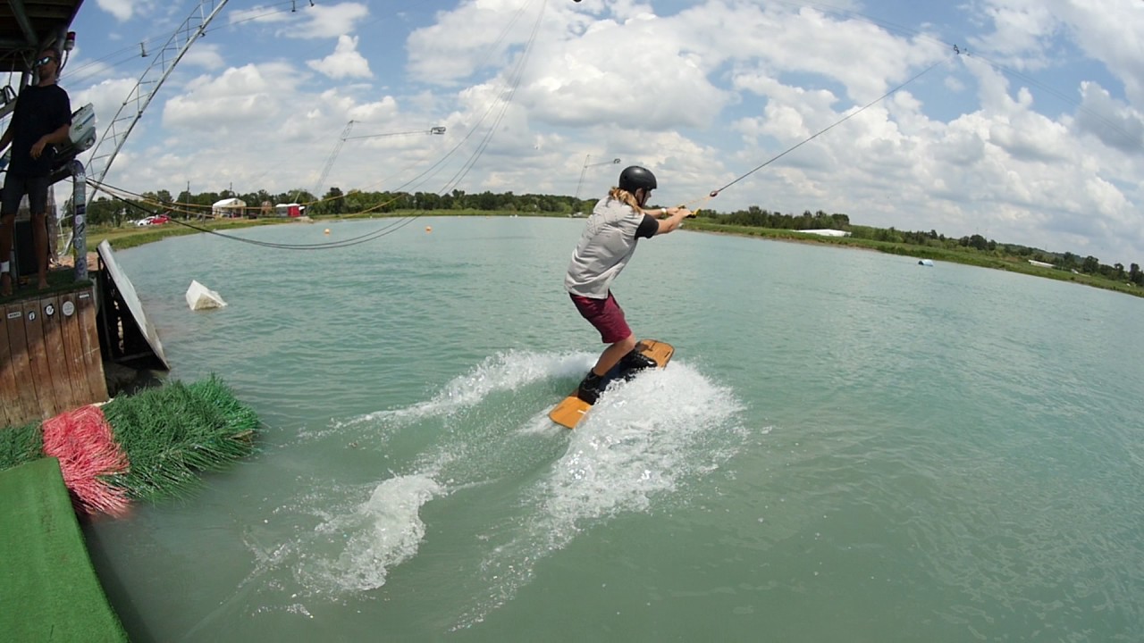 Sitting Dock Start - JB ONeill - Cable Wakeboarding